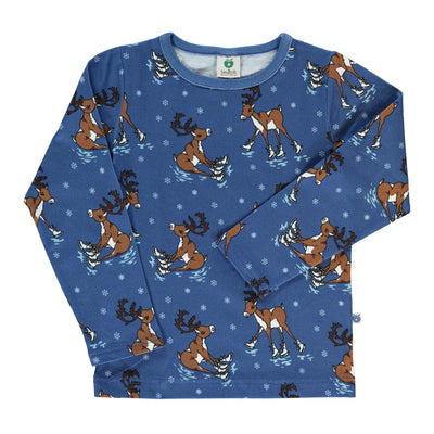 Long-sleeved reindeer top