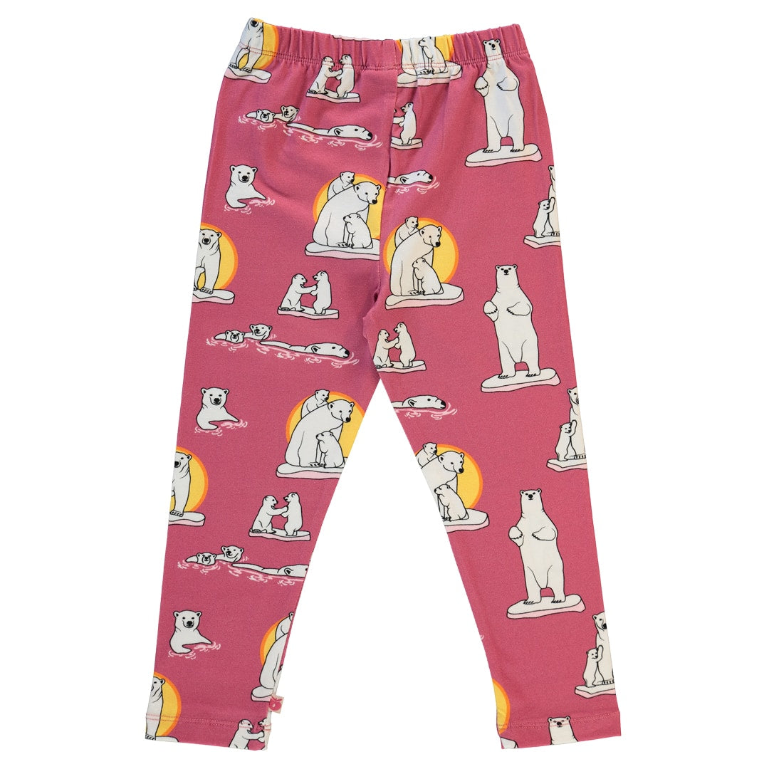 Kids' leggings with polar bears