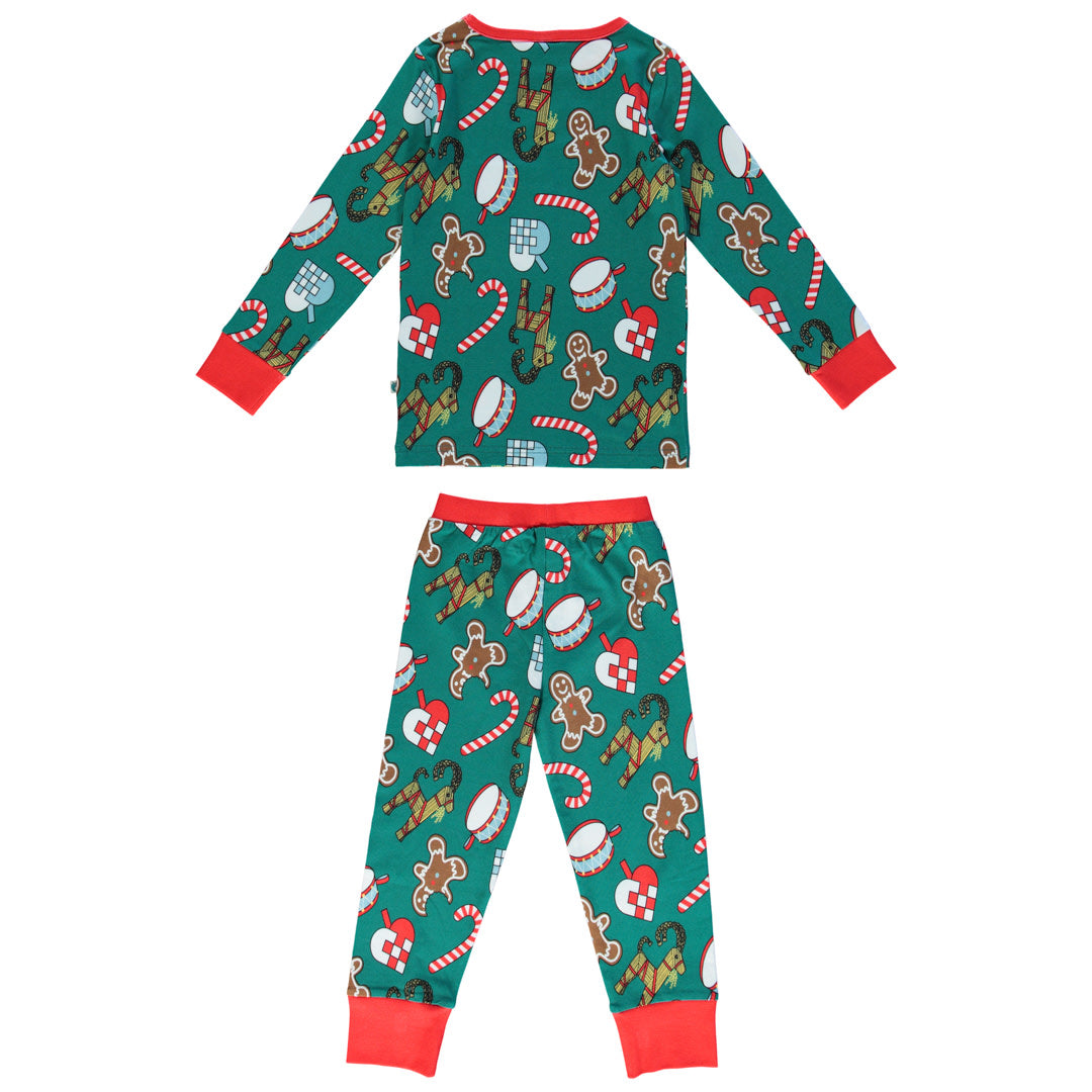 Pajamas with Christmas decorations