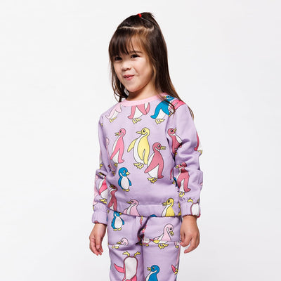 Yapeen sweatshirt med pingviner
