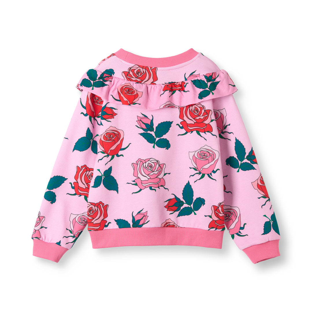 Quincy sweatshirt with roses