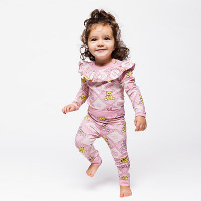Elstar leggings til baby med bamser