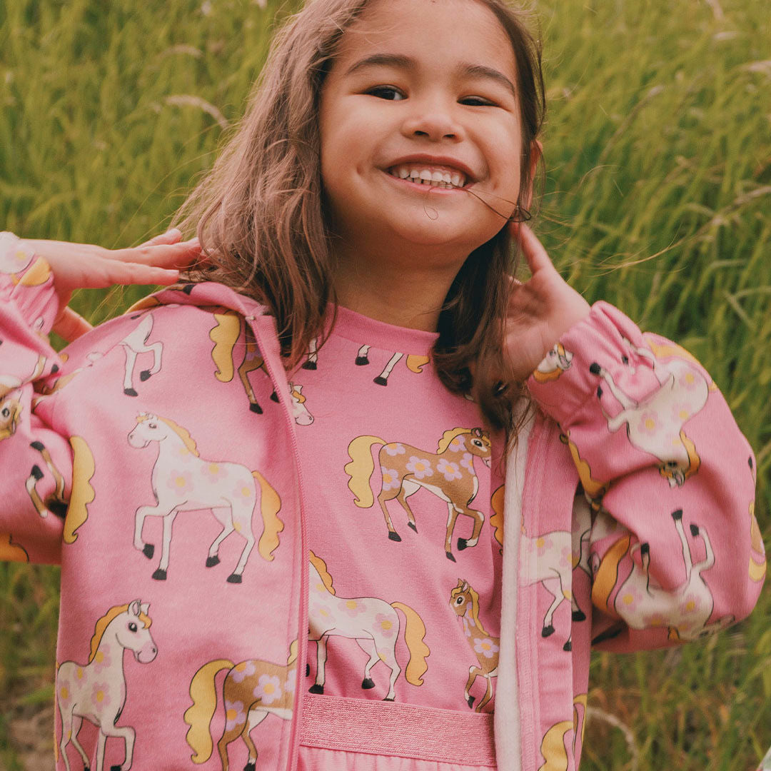 Elstar long-sleeved top with horses