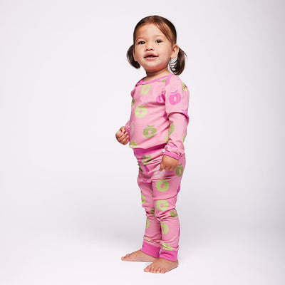 Elstar leggings til baby med æbler