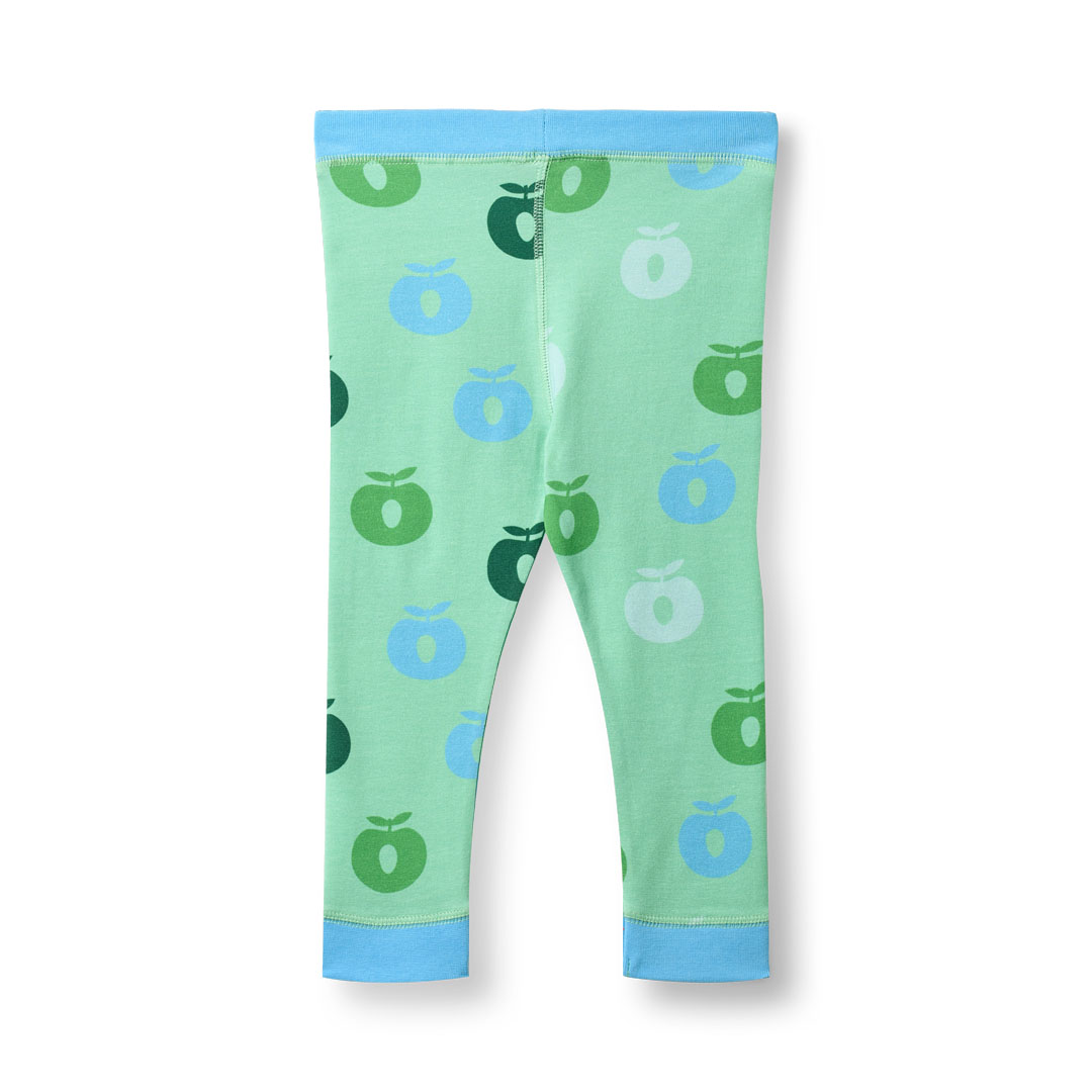 Elstar leggings til baby med æbler