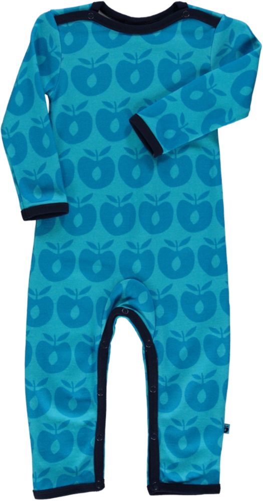 Wool blend suit with apples