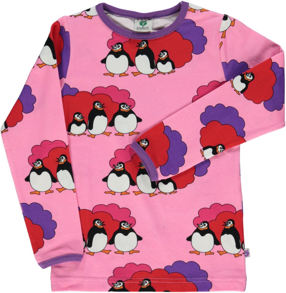Long-sleeved penguin blouse