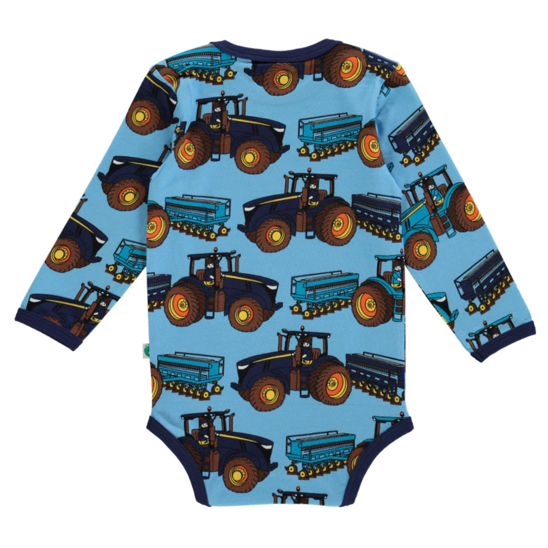 Long-sleeved body with tractors
