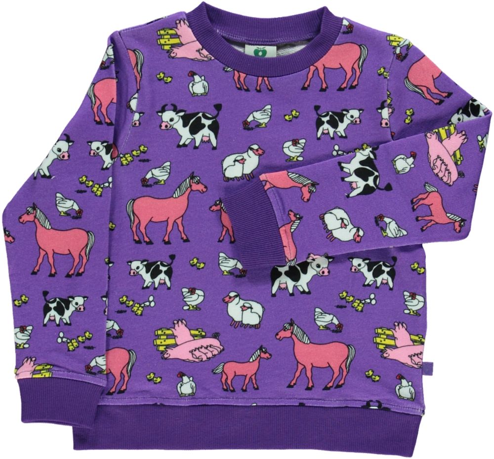 Sweatshirt with Farm Animals