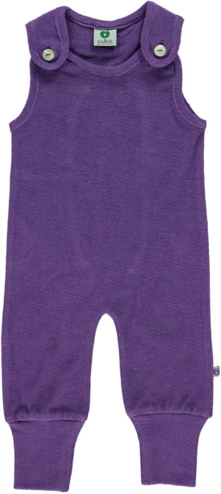 Terry baby overalls