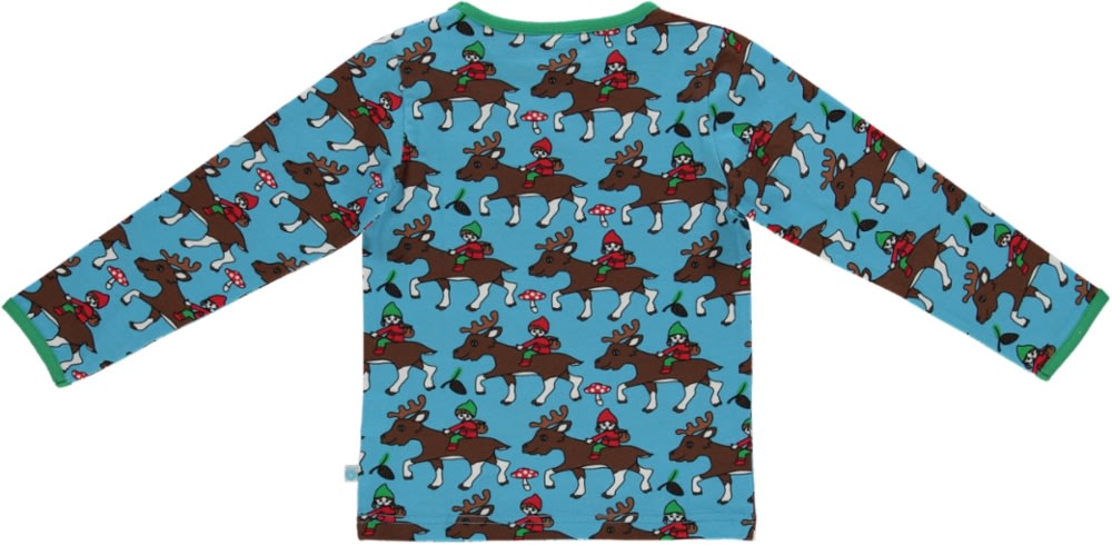 Long-sleeved reindeer blouse