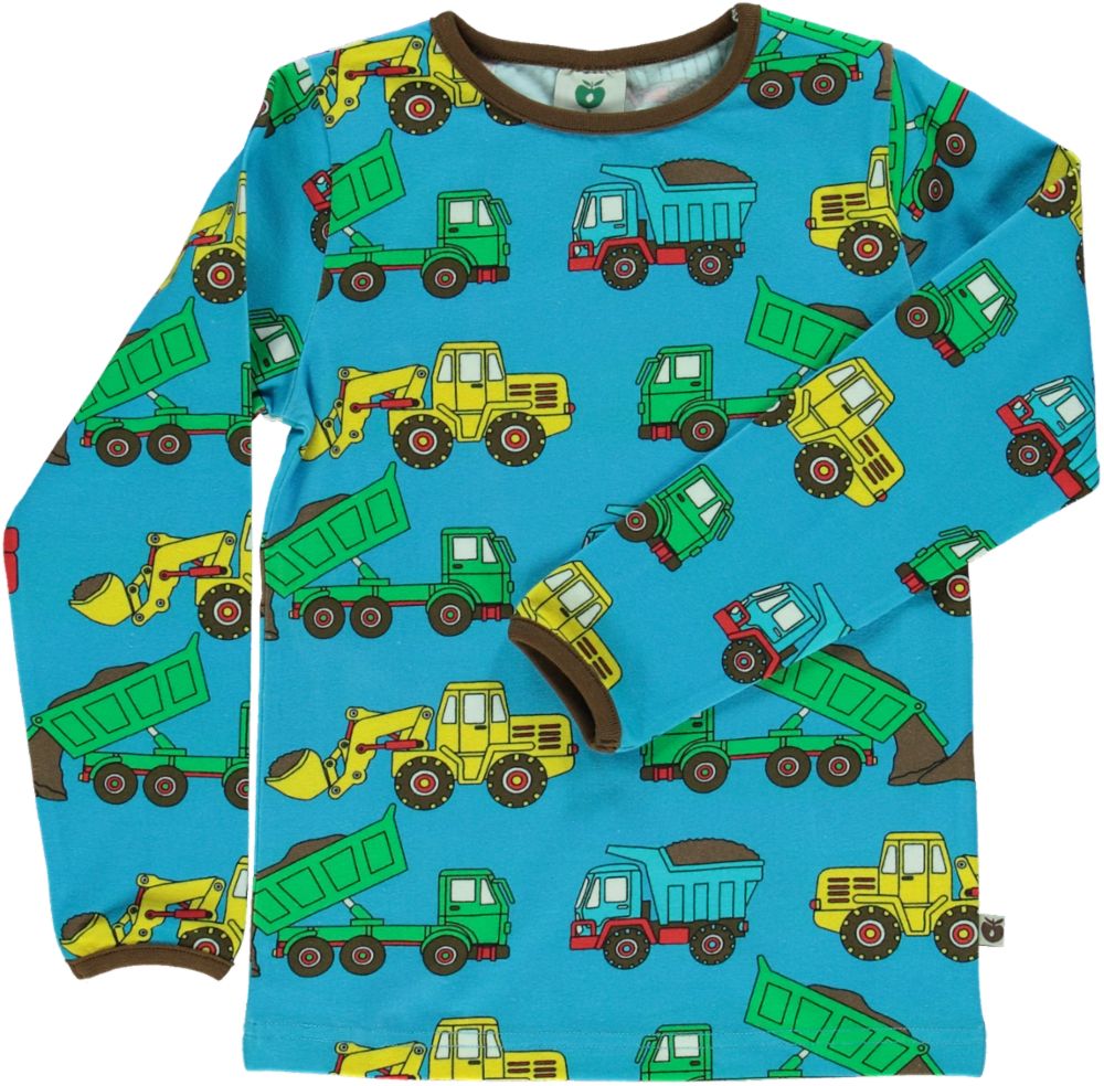 Long-sleeved T-shirt with machines