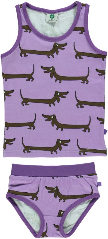 Underwear with dog