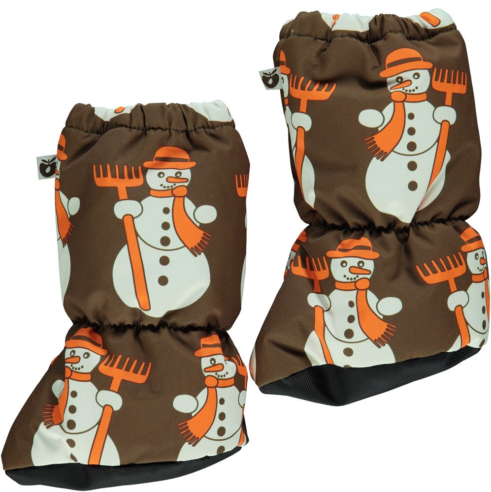 Booties with snowmen