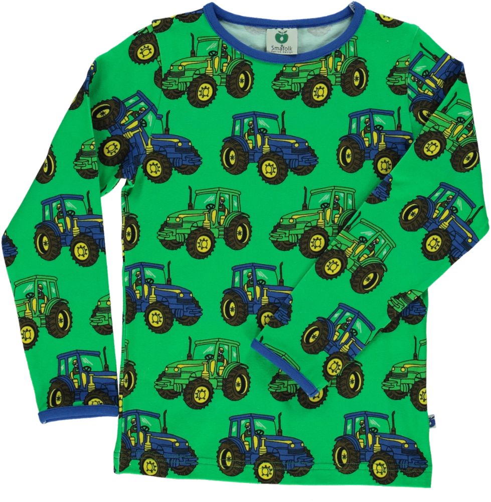Long-sleeved t-shirt with tractor print