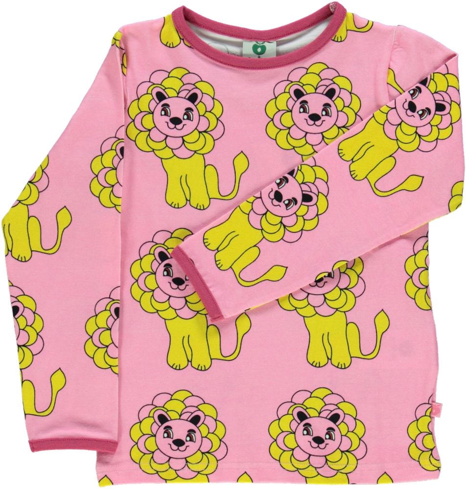 Long-sleeved t-shirt lion print