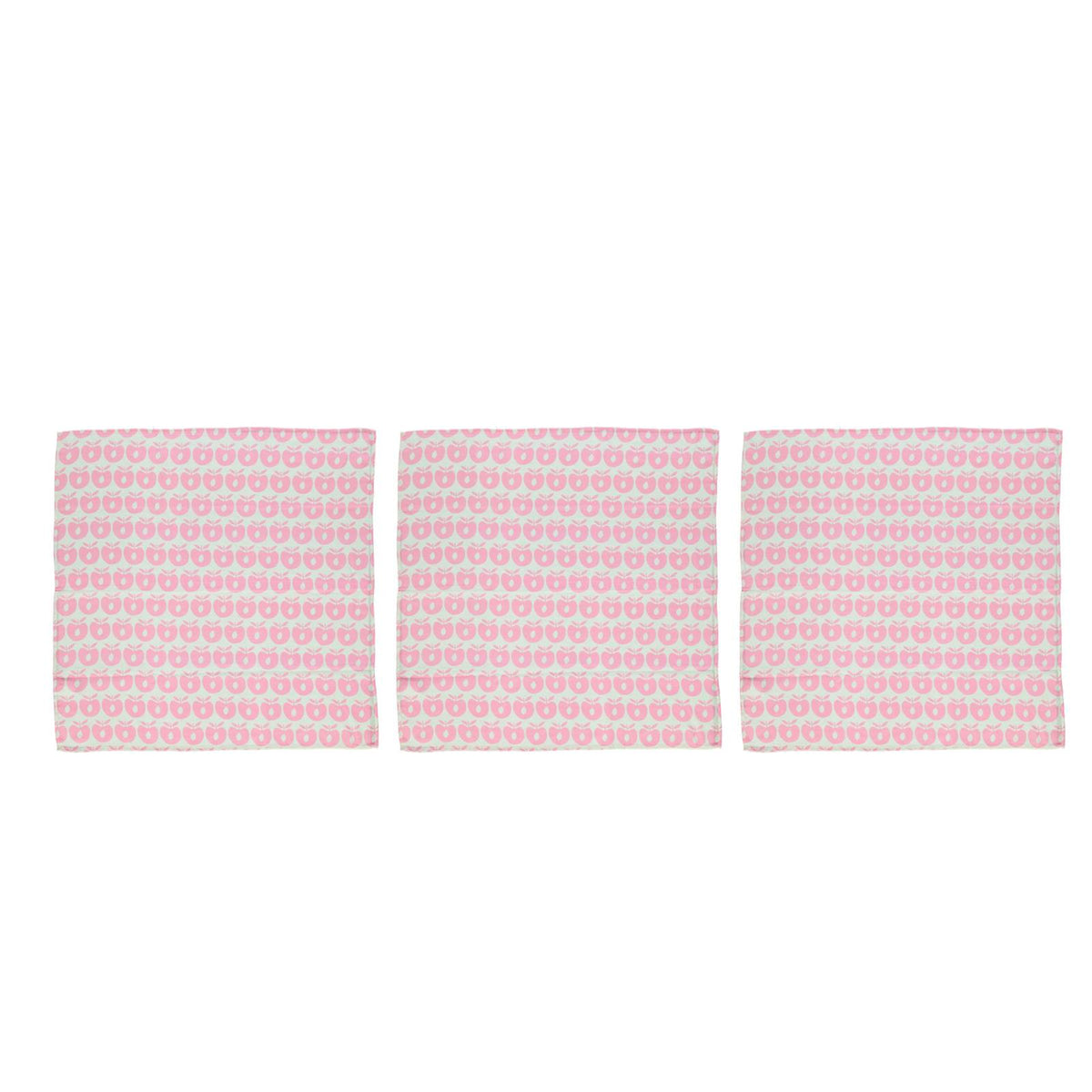 3 packs of apple print cloth diapers