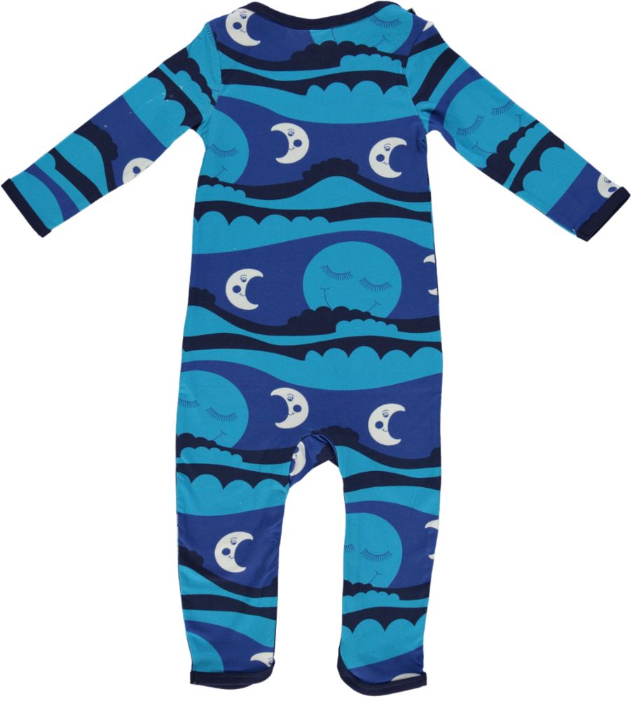 Long-sleeved all-in-one with sun and moon