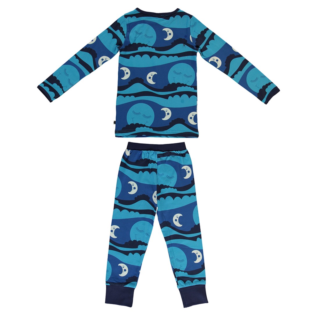 Sleepwear with suns and moons