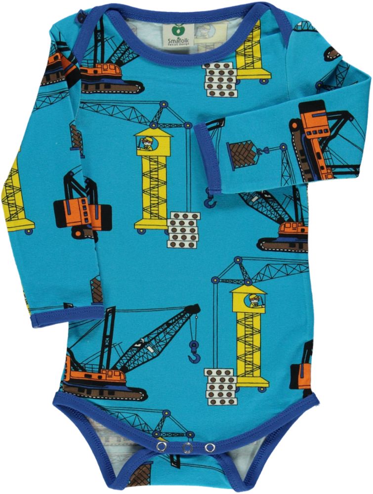 Long-sleeved bodysuit with a crane