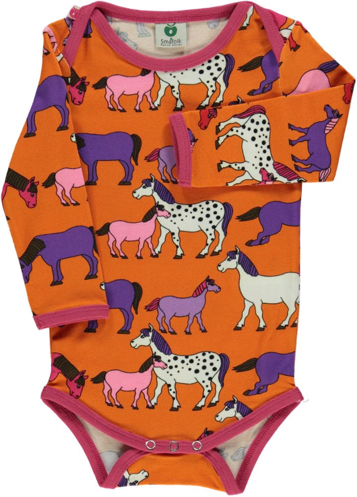 Long-sleeved horse bodysuit