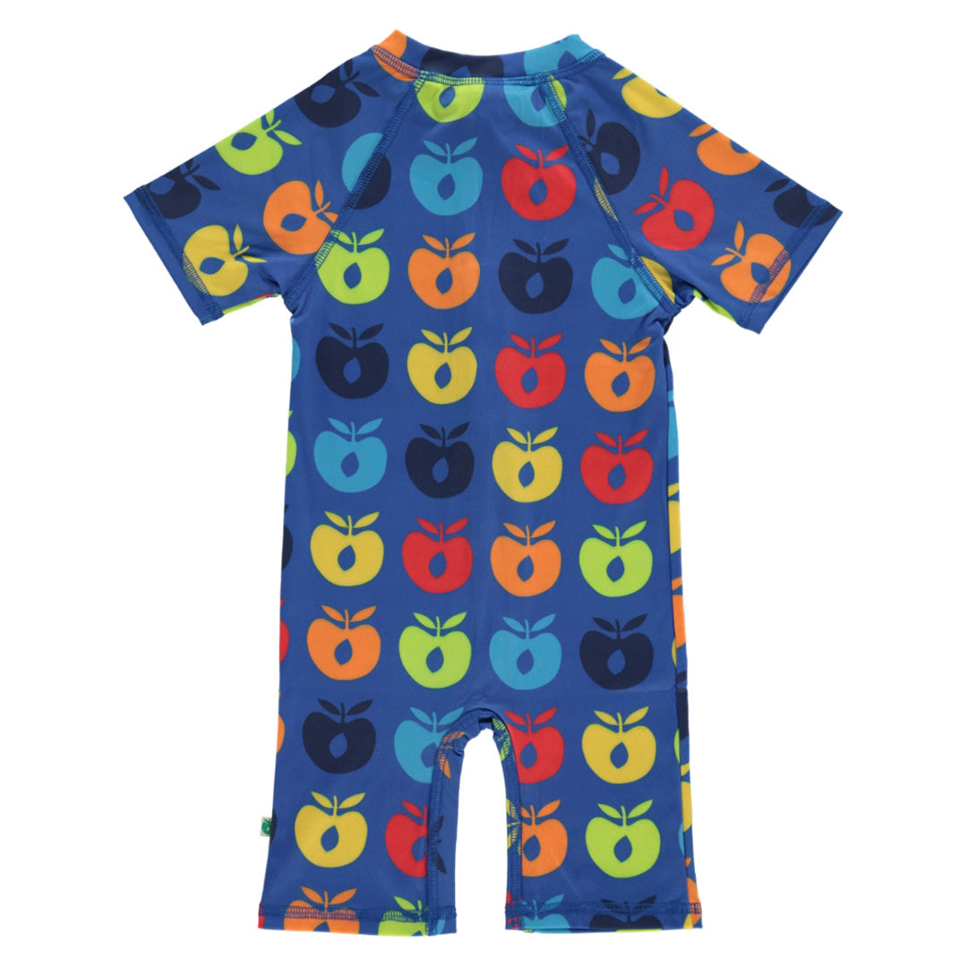 UV50 swimsuit with retro apples