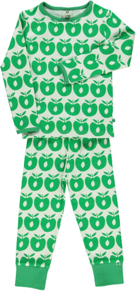Pajamas with retro apples