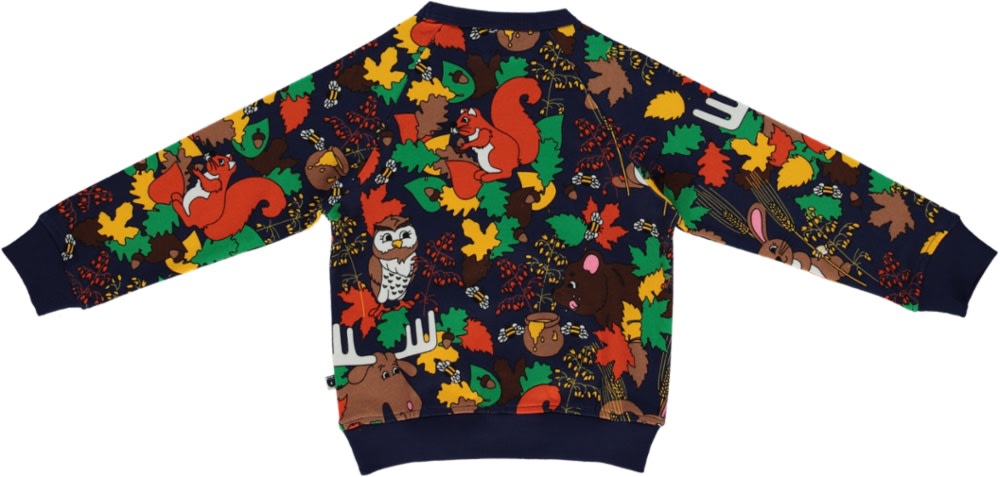 Sweatshirt with forest animals