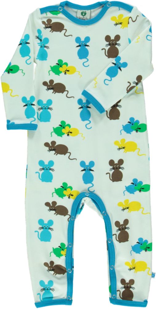 Long-sleeved all-in-one with mice