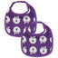 2-pack small bib with apples