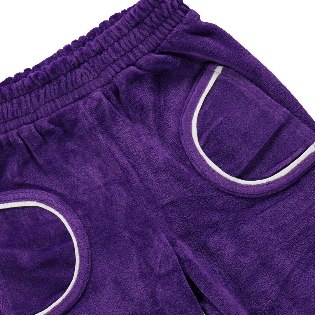 Velour trousers