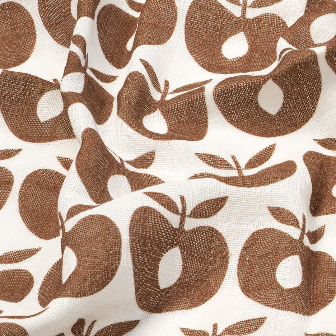 3 packs of apple print cloth diapers