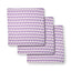3 packs of apple print cloth diapers