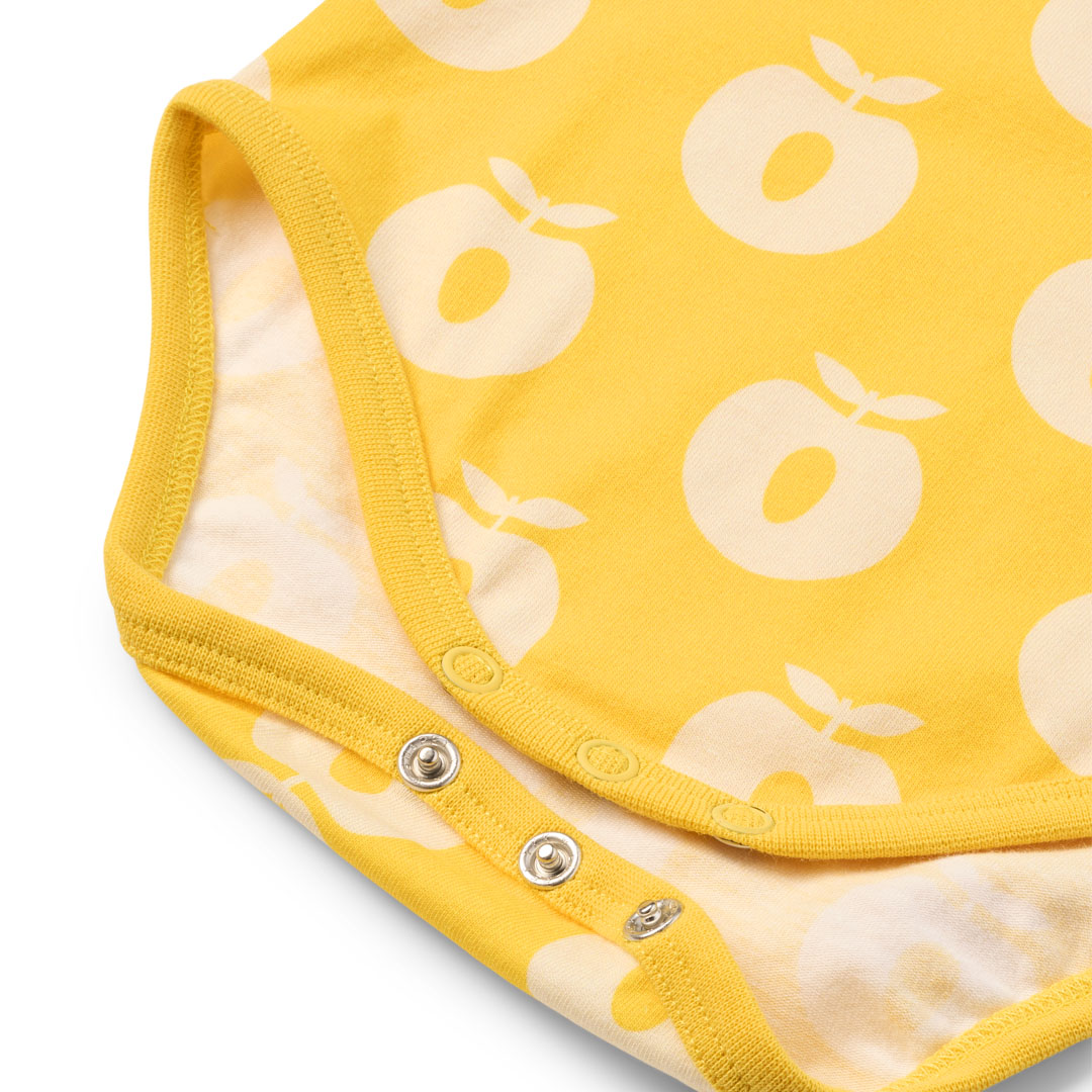 Elstar long-sleeved bodysuit with apples