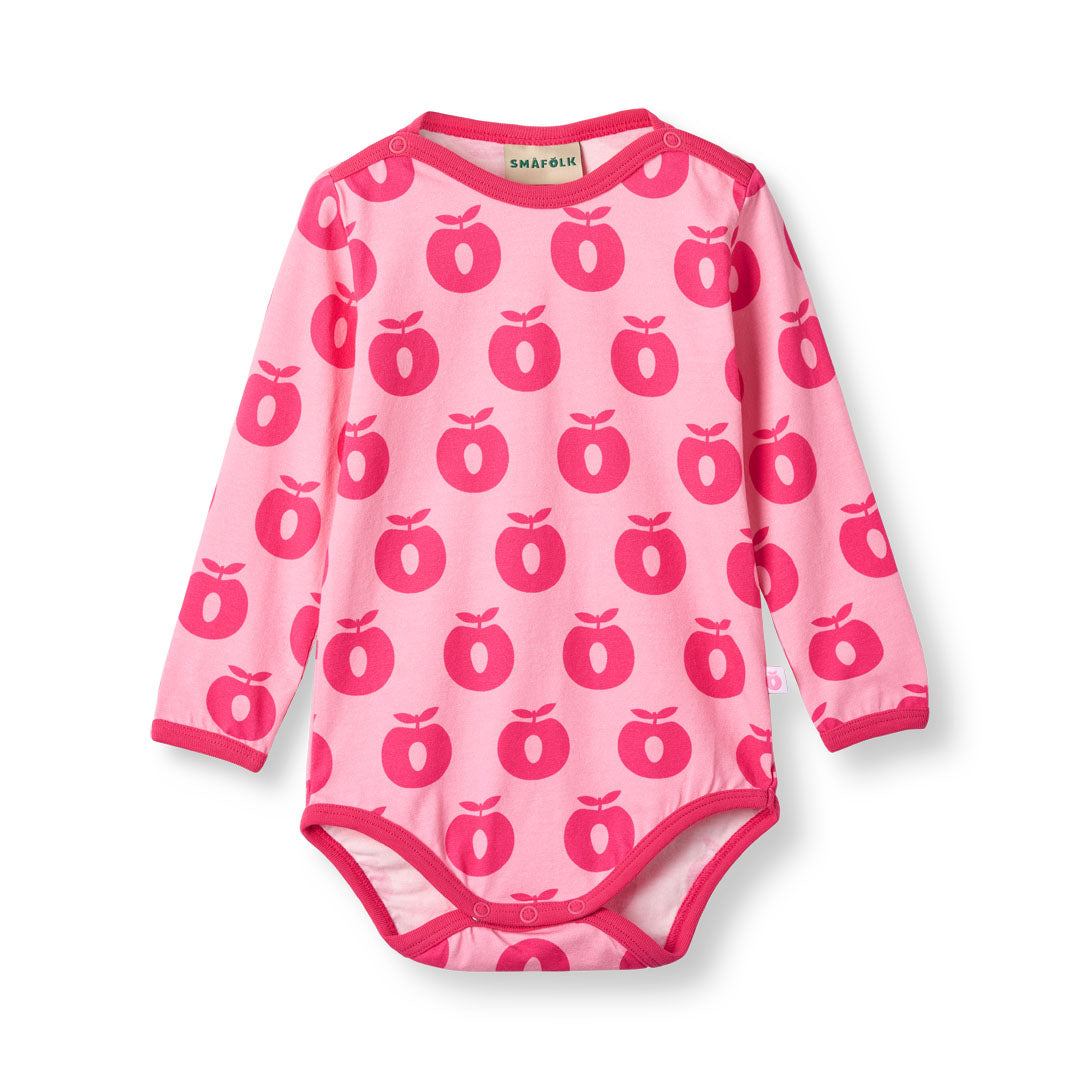 Elstar long-sleeved bodysuit with apples