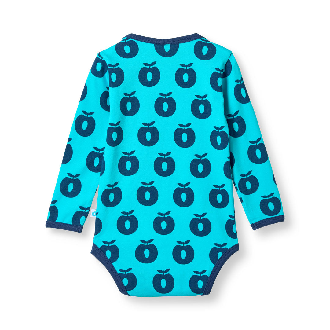 Elstar long-sleeved bodysuit with apples
