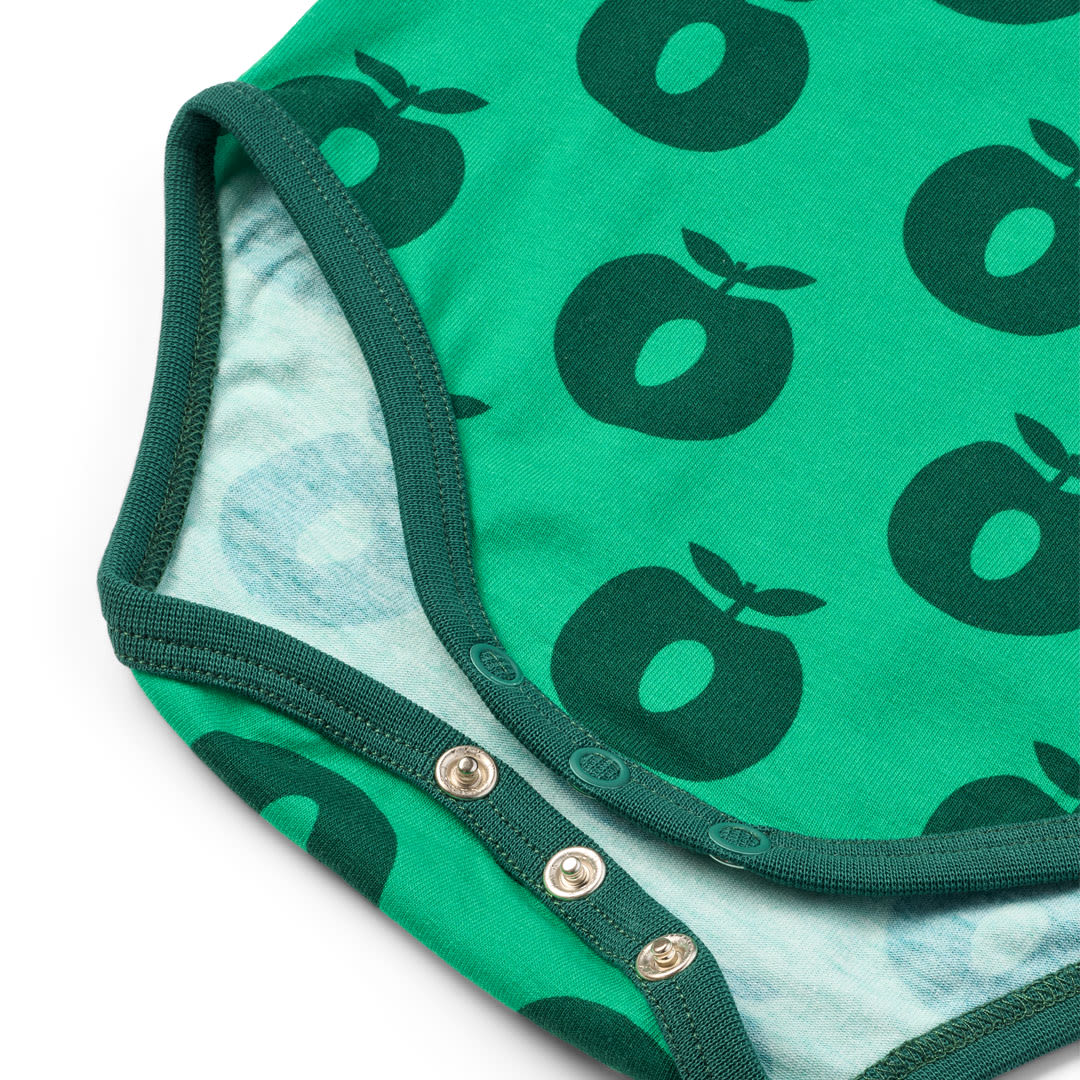 Elstar long-sleeved bodysuit with apples