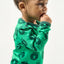 Elstar long-sleeved bodysuit with apples