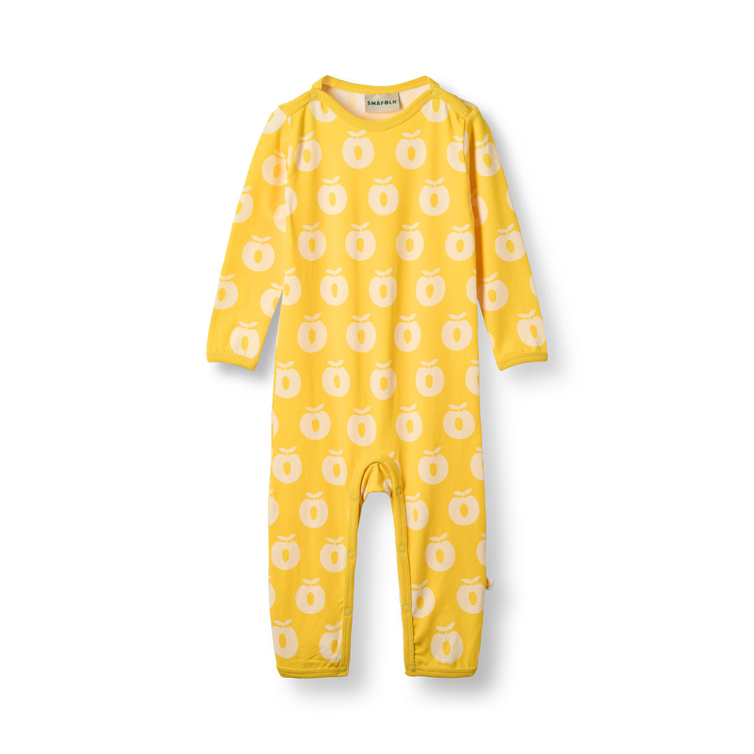 Elstar long-sleeved jumpsuit with apples