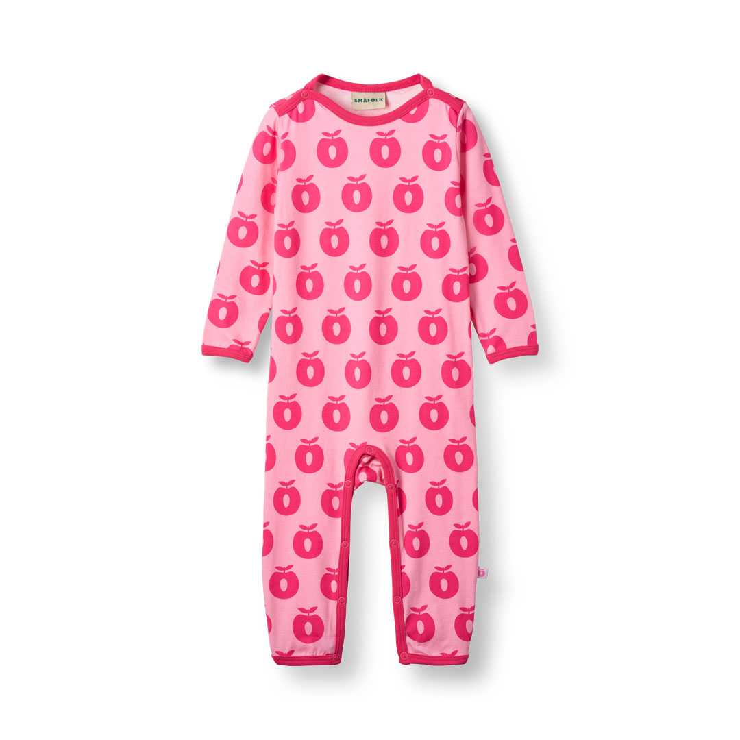 Elstar long-sleeved jumpsuit with apples