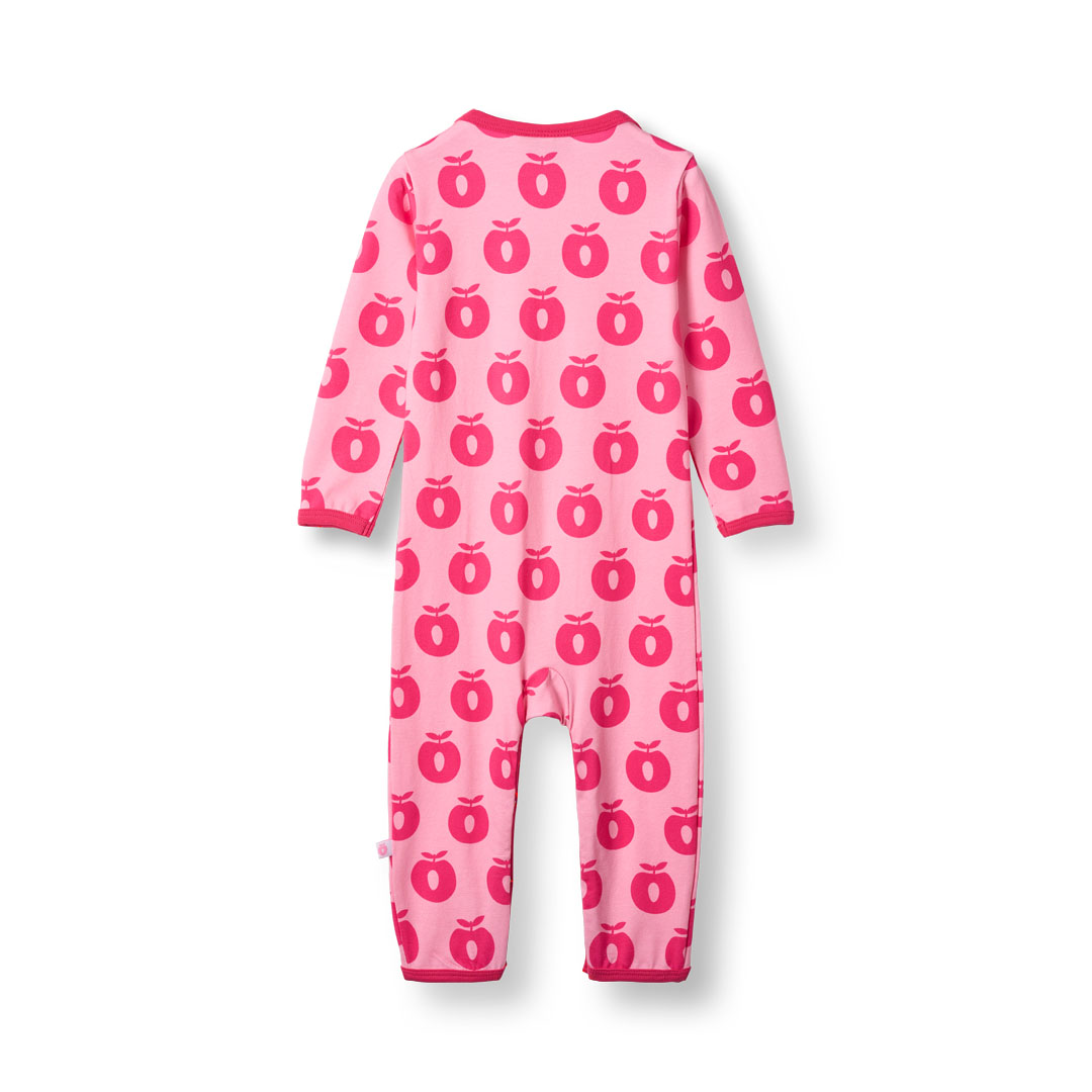 Elstar long-sleeved jumpsuit with apples