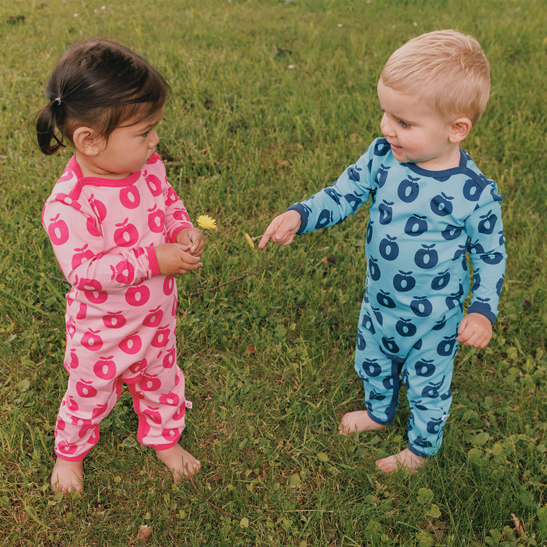 Elstar long-sleeved jumpsuit with apples