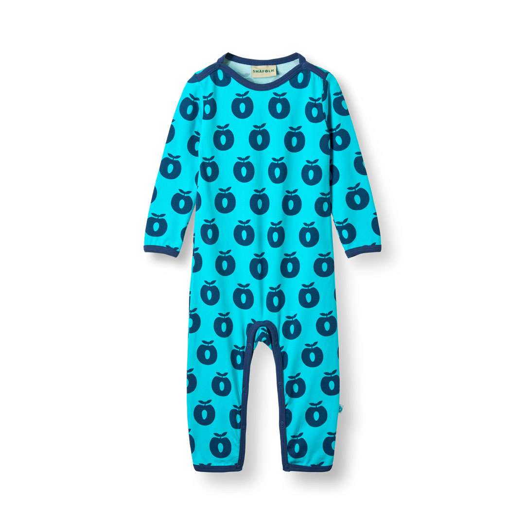 Elstar long-sleeved jumpsuit with apples