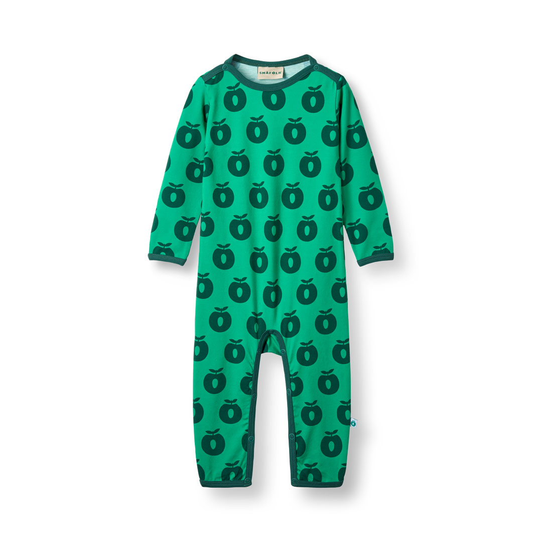 Elstar long-sleeved jumpsuit with apples
