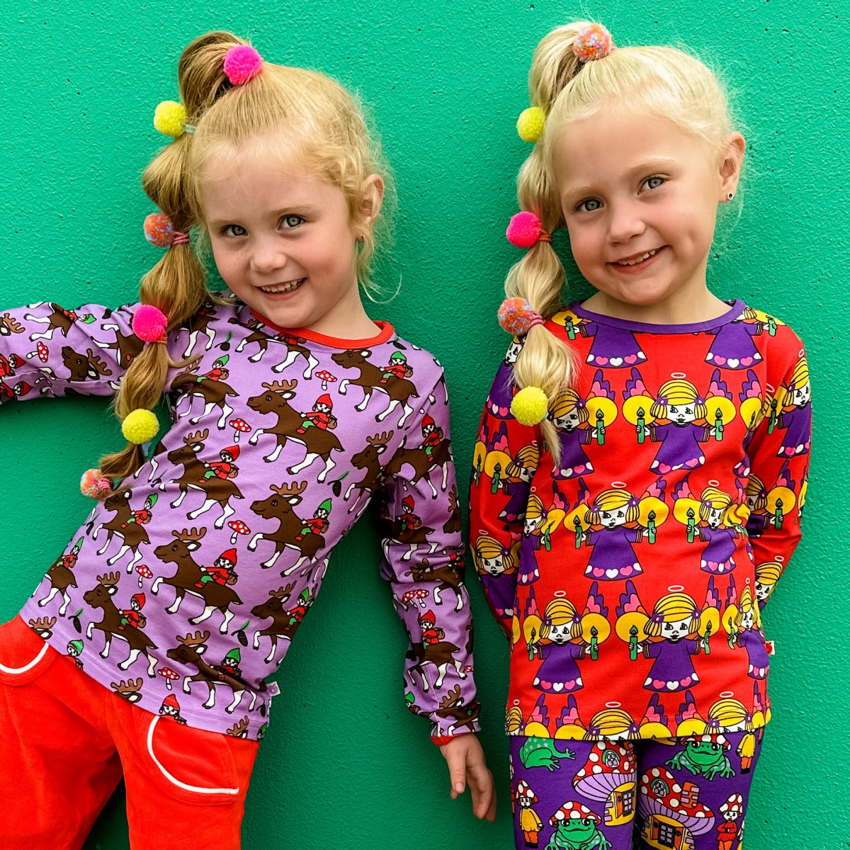 Long-sleeved reindeer blouse