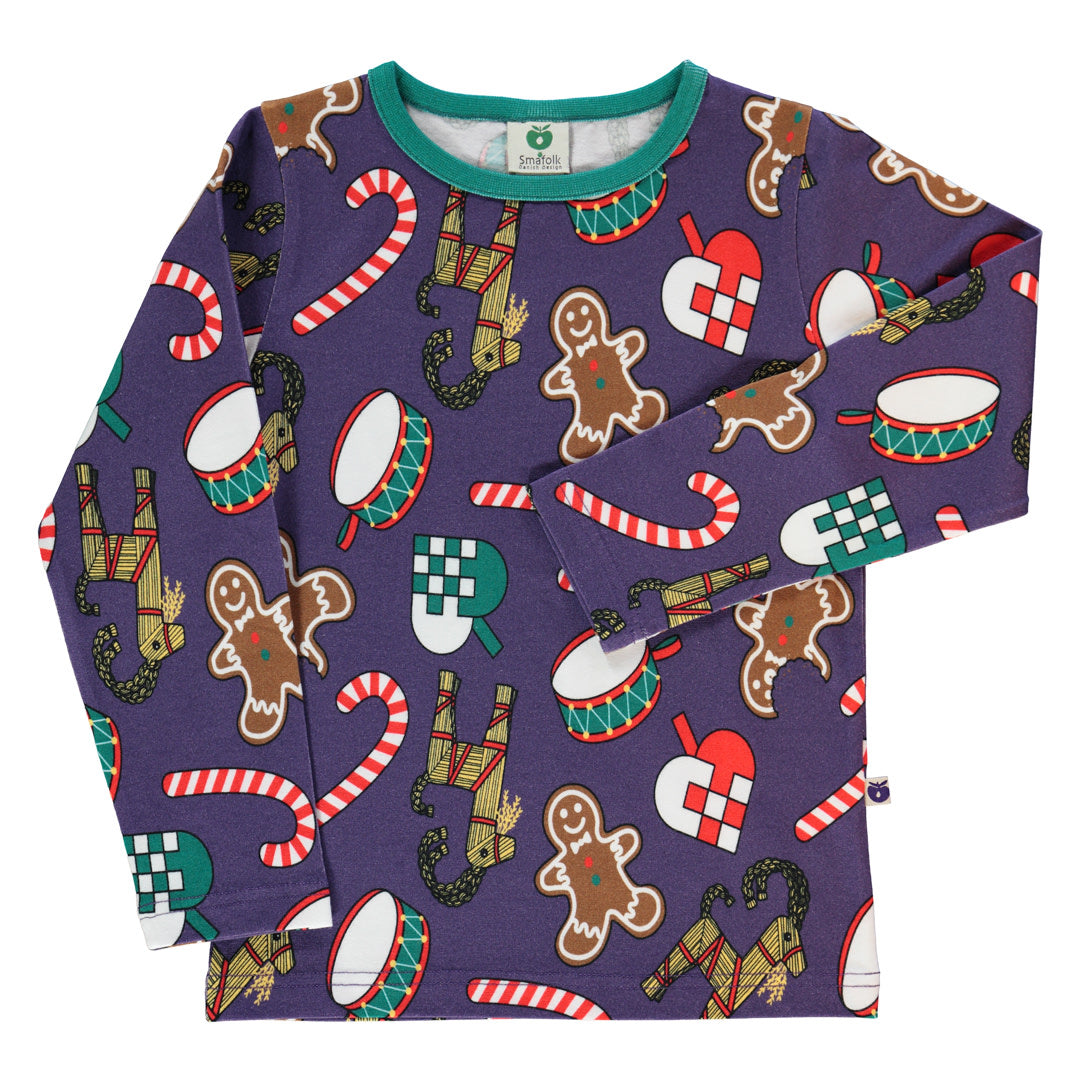 Long-sleeved Christmas top