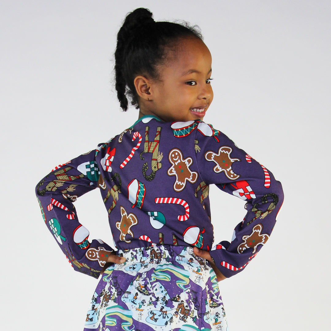 Long-sleeved Christmas top