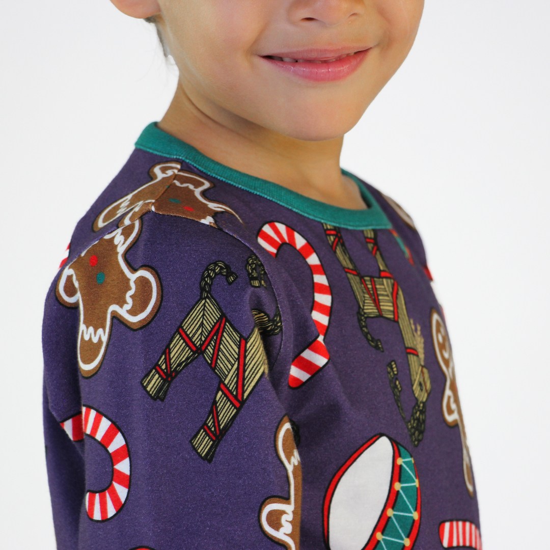 Long-sleeved Christmas top