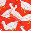 Long-sleeved blouse with geese