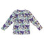 Long-sleeved blouse with winter landscape